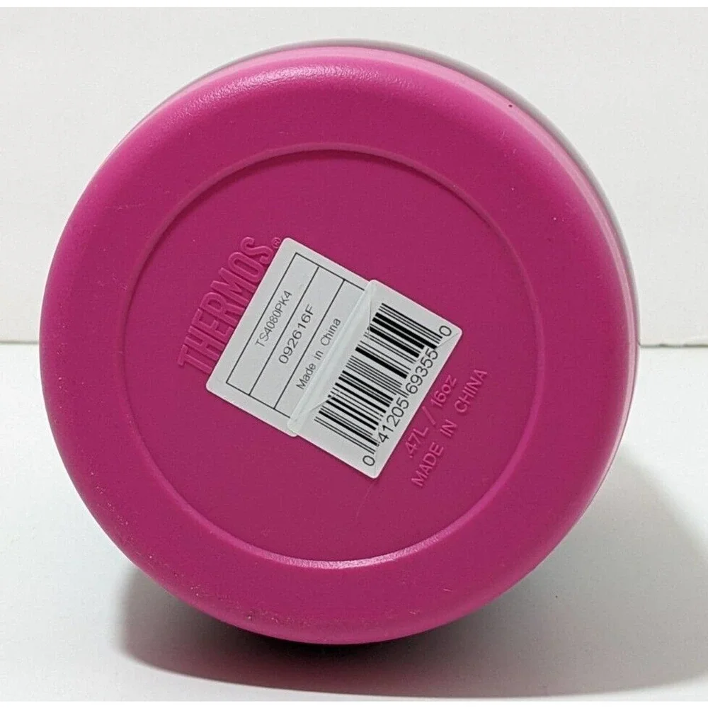 Thermos Pink Cold Cup Tumbler NEW 16oz Vacuum Insulated Stainless Steel Dome